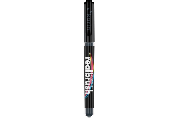 KARIN Real Brush Pen Pro 0.4mm 33Z433 Pigment, schwarz