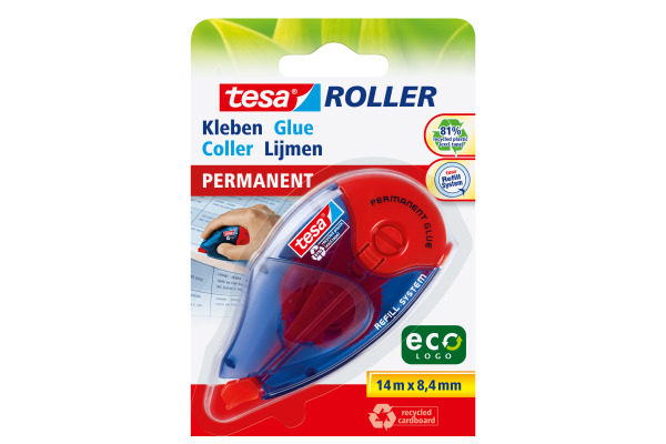 TESA Kleberoller Eco Logo 591510000 8,4mmx14m permanent