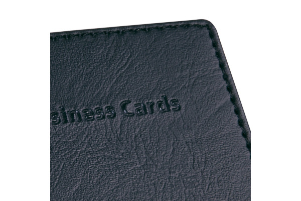 SIGEL Visitenkartenmappe 75x110mm VZ170 schwarz bis 40 Karten