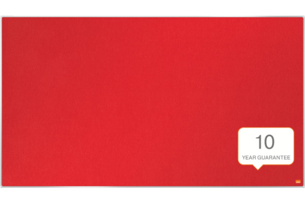 NOBO Filztafel Impression Pro 1915421 rot, 69x122cm
