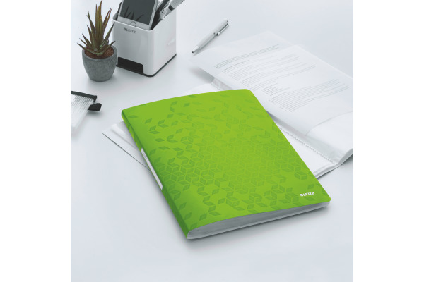 LEITZ Sichtbuch WOW PP A4 46310054 grün 20 Taschen
