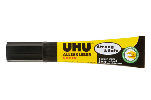 UHU Alleskleber Super Strong+Safe 46960 transparent, geruchlos 7g