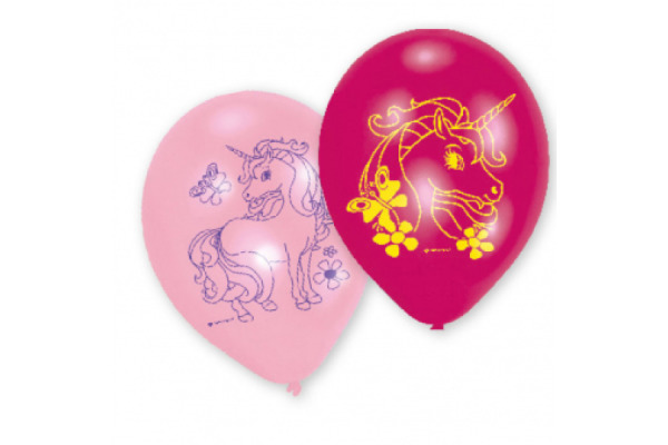 NEUTRAL Ballon Einhorn 22.8cm 9902112 6 Stück