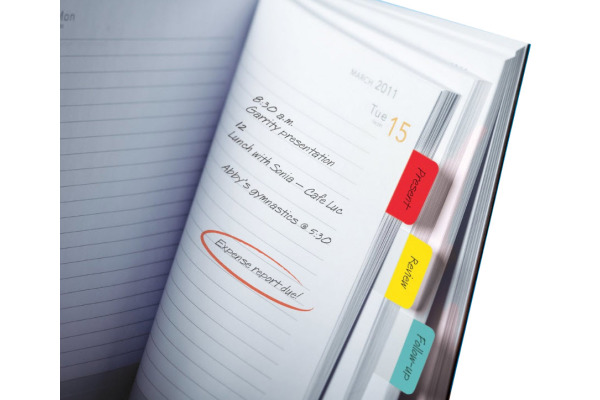 POST-IT Index Strong 25,4x38mm 686-RYB 3-farbig/3x22 Tabs