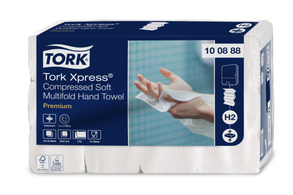 TORK Komprimierte Handtücher H2 100888 Xpress® 2040 Blatt