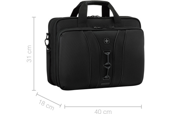WENGER Laptop Briefcase 16inch 653630 Legacy Black Series Black