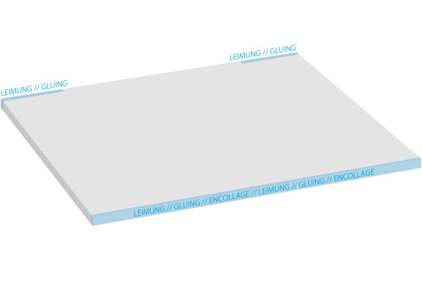 SIGEL Schreibunterlage 595x410mm HO300 weiss, blanko 30 Blatt