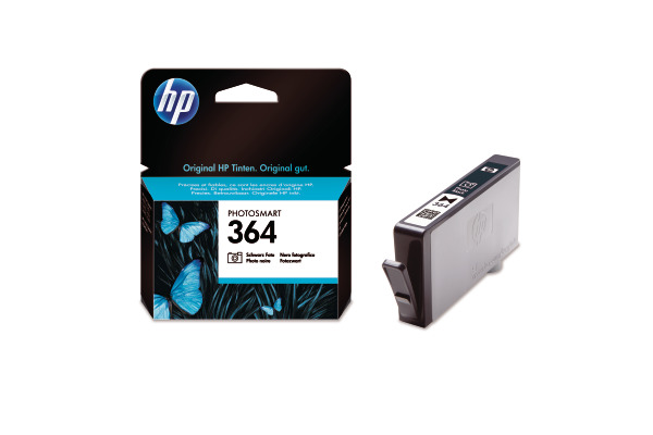 HP Tintenpatrone 364 ph.schwarz CB317EE PhotoSmart D5460 130 Seiten