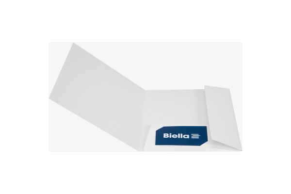 BIELLA Präsentationsmappe Pearl#5 A4 18640303U transp.Sichttasche 20 Blatt