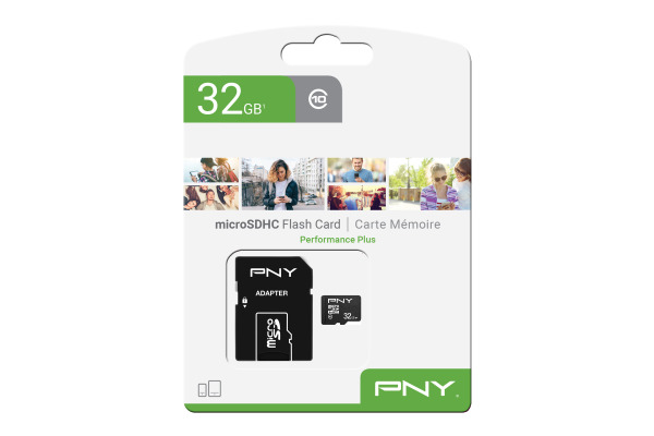 PNY Performance Plus 32GB PSDU32G10 MicroSD HC Card Cl.10