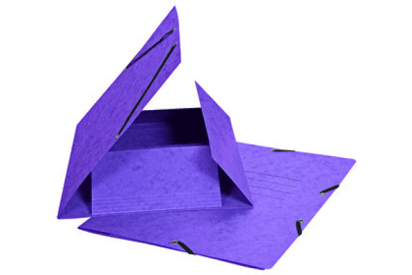 BIELLA Gummibandmappe A4 17840142U violett, 355gm2 200 Bl.