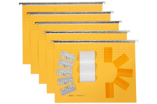 BIELLA Hängemappen-Set A4 27145520U gelb 32x25cm 5 Stück