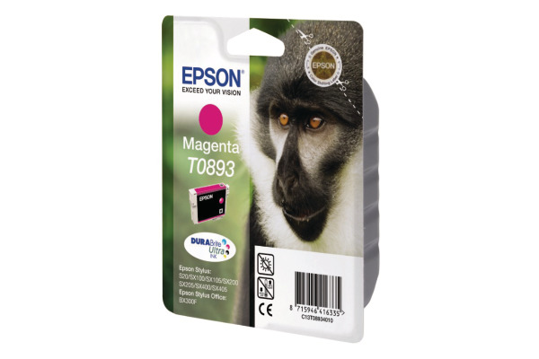 EPSON Tintenpatrone magenta T089340 Stylus S20/SX405 3.5ml