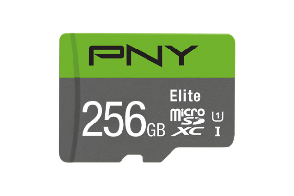 PNY micro-SDXC Elite 256GB PSDU256V1 UHS-I U1/A1(V10)& SD adapter