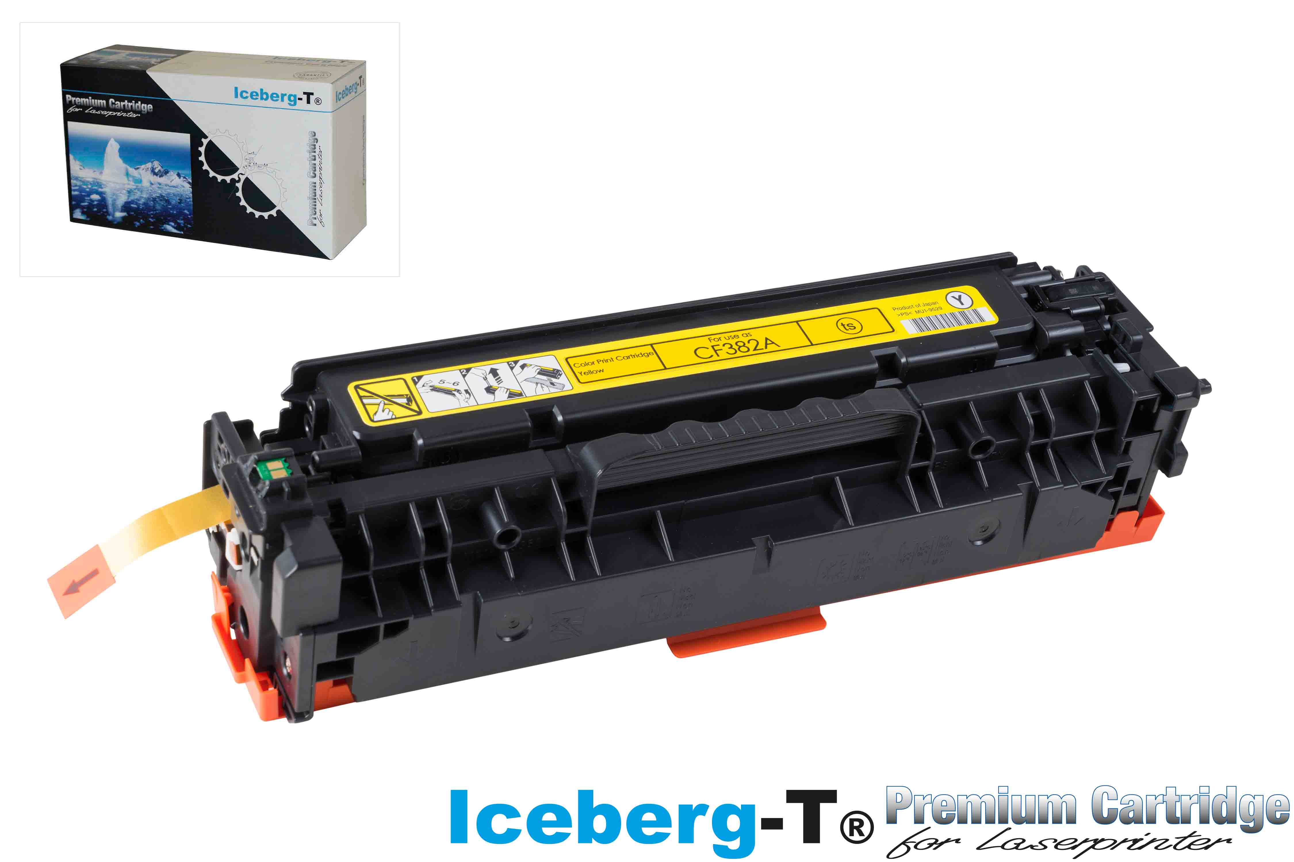 Iceberg-T Toner CF382A / 312A 2'700 Seiten, yellow