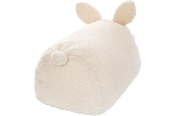 JABADABAD Sitzsack Hase 55x33x28cm K166 weiss