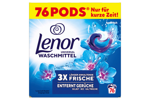 LENOR Wäsche-Pods Allin1 972043 Aprilfrisch 76 Pods