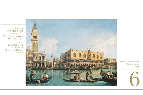 HARENBERG Tischkalender 2027 330980527 Kunst 23x17cm