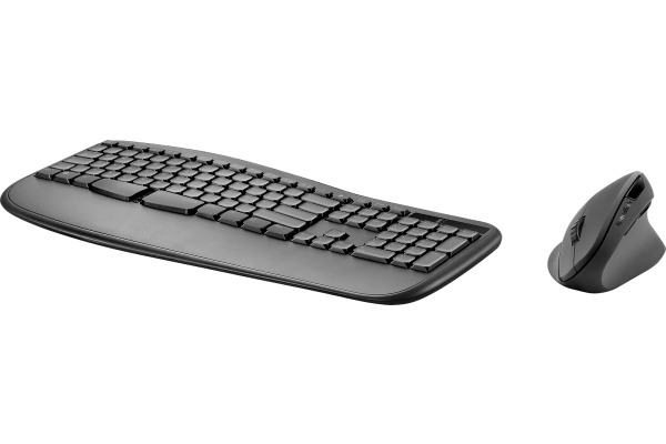 SPEEDLINK PIAVO Ergonomic Deskset SL640308B Wireless, Black, CH-Layout