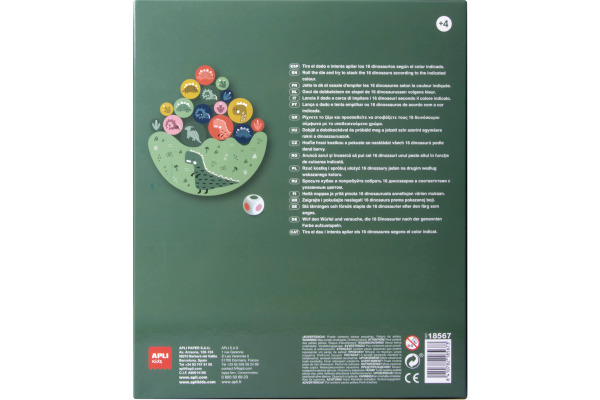 APLI KIDS Balancierspiel Dino 18567 Holz