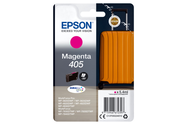 EPSON Tintenpatrone 405 magenta T05G34010 WF-7830DTWF 300 Seiten