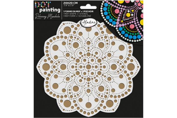 ALADINE Dot painting Punktmalerei 85502 Form & Schablone 20cm