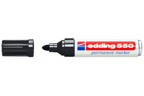 EDDING Permanent Marker 550 3-4mm 550-1 schwarz