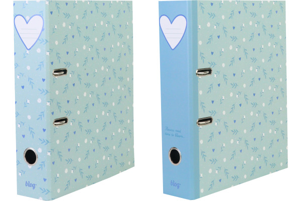 ANCOR Hebelordner 8cm 117707 B'LOG SWEET BLUE,A4