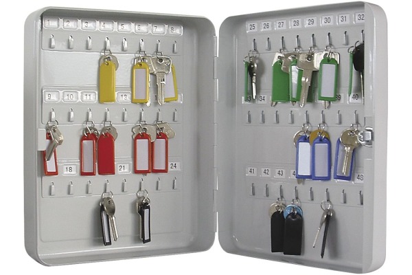 RIEFFEL Schluesselkasten A19121 Lichtgrau 48 Schlüssel