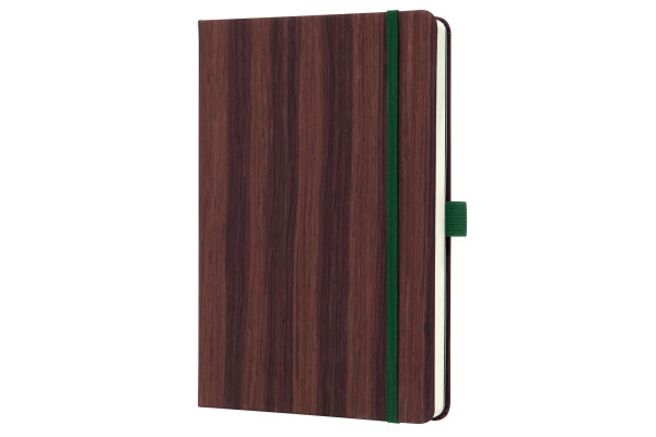 CONCEPTUM Notizbuch A5 CO673 dark wood, dots 97 Blatt