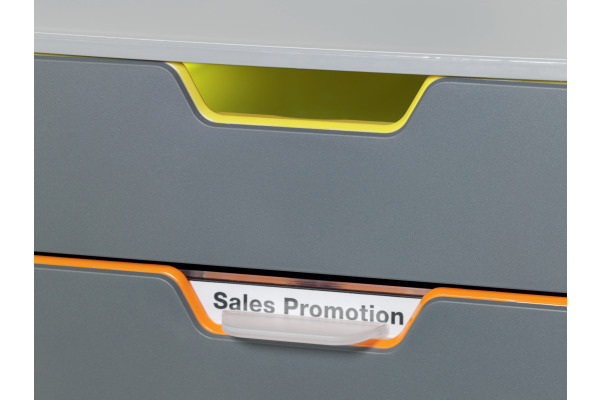 DURABLE Schubladenbox Varicolor 5 760527 grau/bunt 5 Fächer