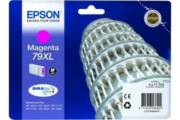 EPSON Tintenpatrone XL magenta T790340 WF 5110/5620 2000 Seiten