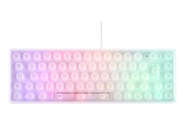 DELTACO TKL Gaming Keyboard membrane GAM-158-W RGB CH-Layout, White