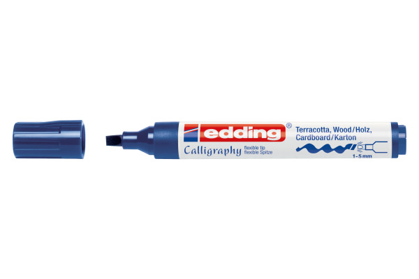 EDDING Permanent Marker 1455 1-5mm 1455-17 blau