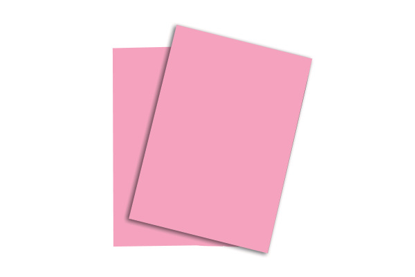 RAINBOW Papier rosa/55 A4 88042542 80g, rosa 500 Blatt