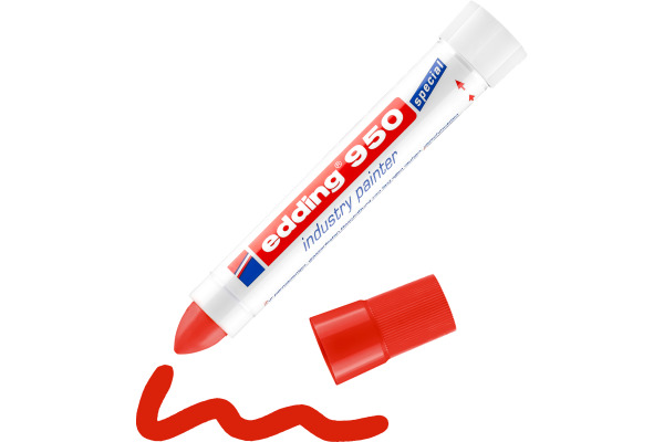 EDDING Industrial Marker 950 10mm 950-2 rot