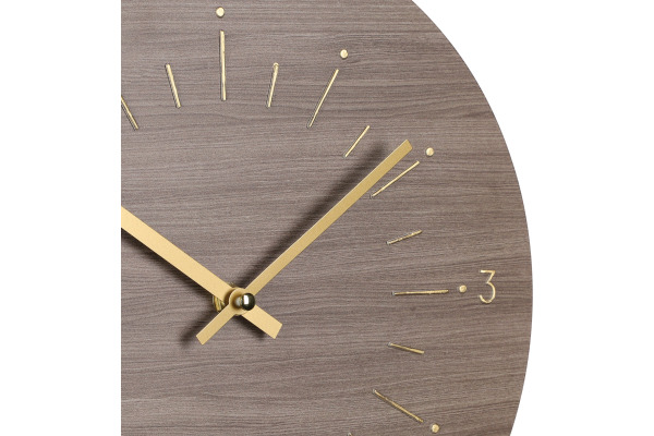 EGLO Wanduhr Takahagi 30cm 425508 braun/gold