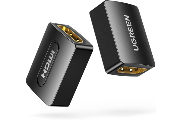 UGREEN Adapter HDMI Female/Female 20107 Black, (BB)