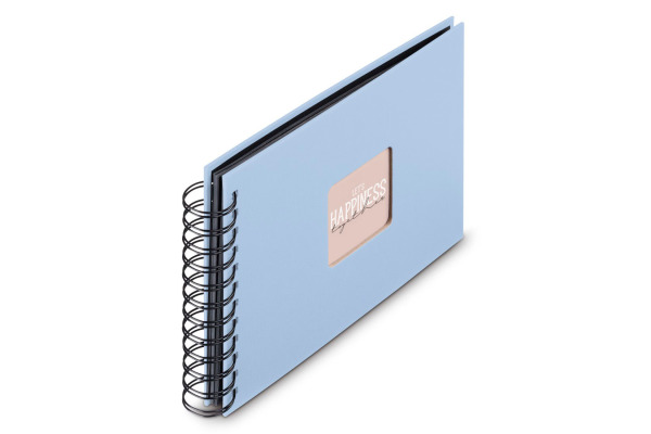 HAMA Spiralalbum Fine Art 24x17cm 9863 lagune 25 Blatt