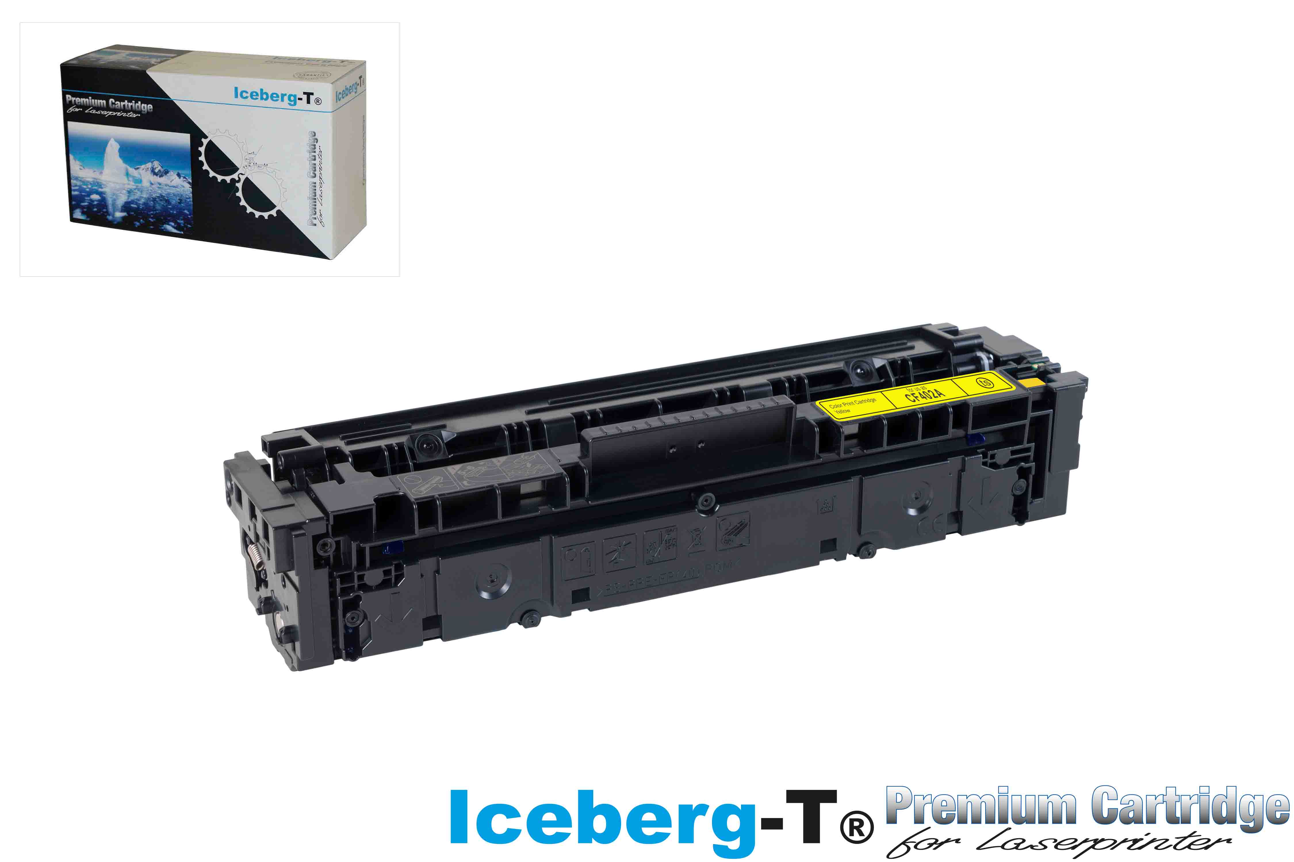Iceberg-T Toner CF402A 1'400 Seiten, yellow