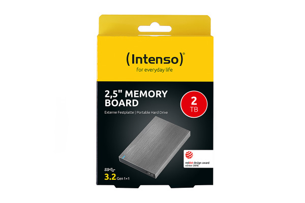 INTENSO HDD Memory Play 2TB 6028680 USB 3.2 2.5 inch antracite