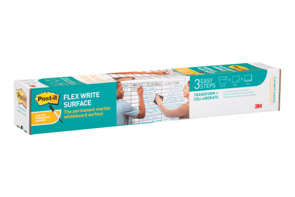POST-IT Flex Write Surface Folie FWS3X2 weiss 60x90cm