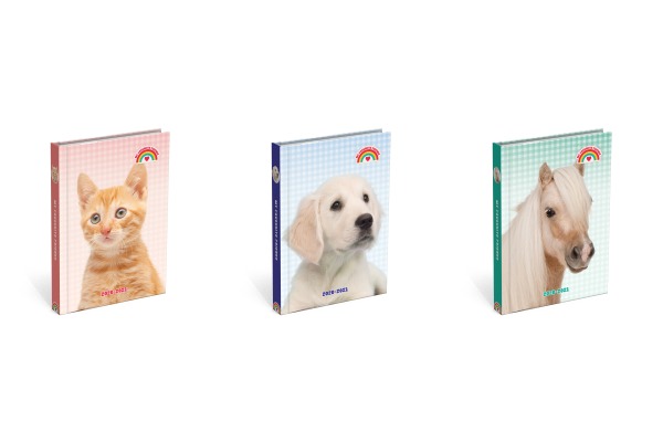 ROOST Agenda My Favourite Friends 501608_C cat+dog+horse 3 ass. 13x2x18cm