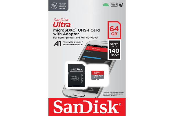 SANDISK Ultra micro SDXC 64GB SDSQUAB06