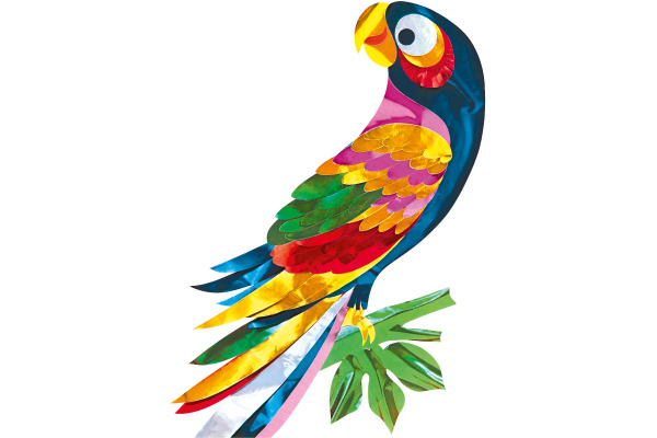 FOLIA Hobbyalufolie 18x29.5cm 500 ass. doppelseitig 5 Blatt