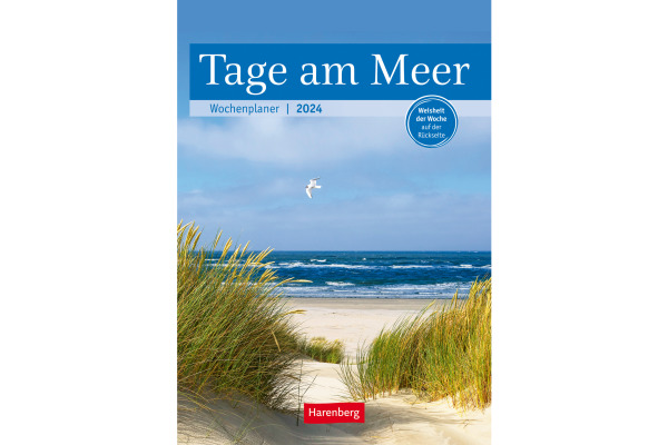 HARENBERG Wochenplaner Tage am Meer 2024 3310181 25x35.5cm