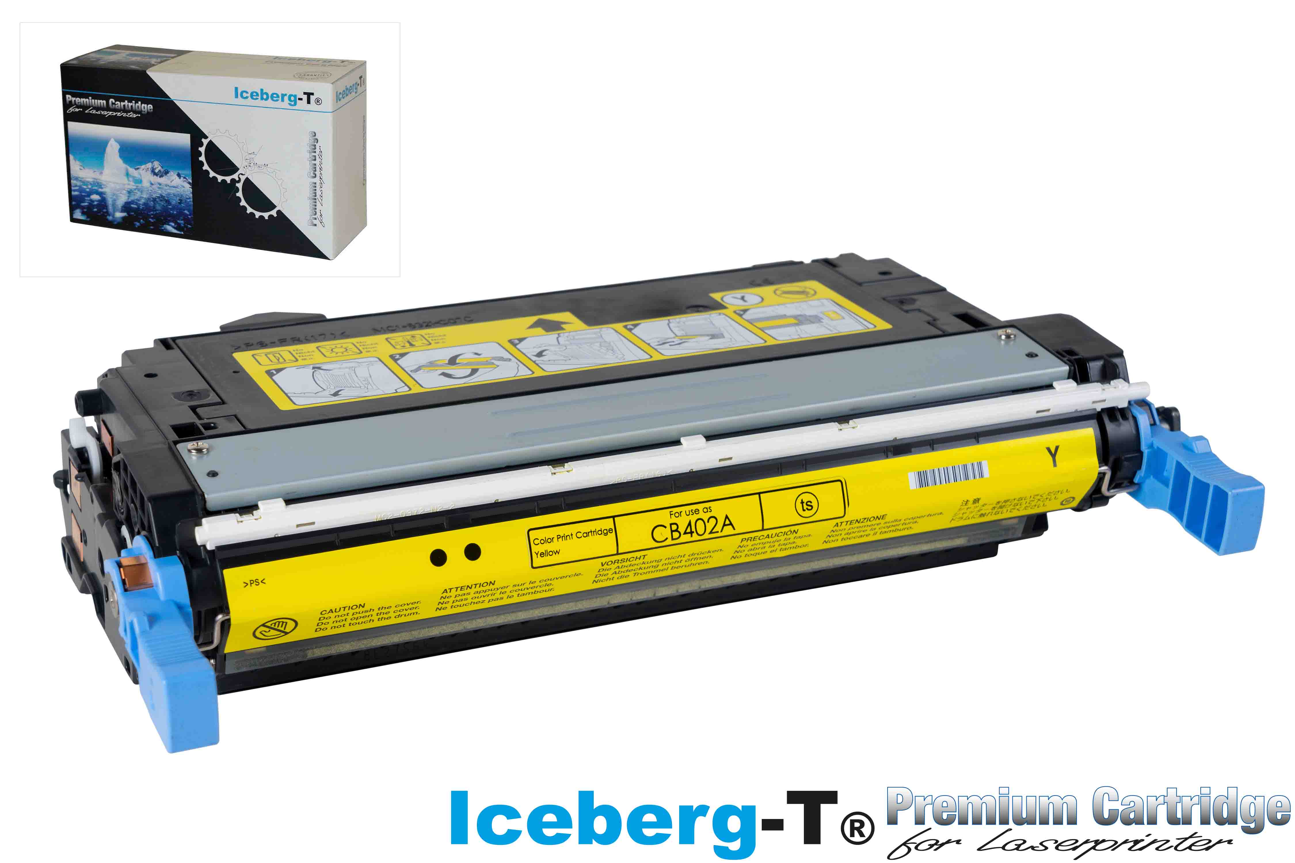 Iceberg-T Toner CB402A / 642A 7'500 Seiten, yellow
