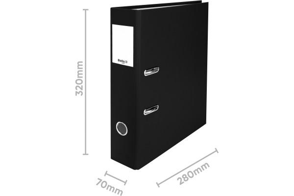 BIELLA Ordner Plasticolor 7cm 10740702U schwarz A4