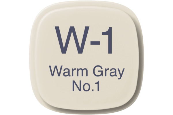 COPIC Marker Classic 2007507 W-1 - Warm Grey No.1