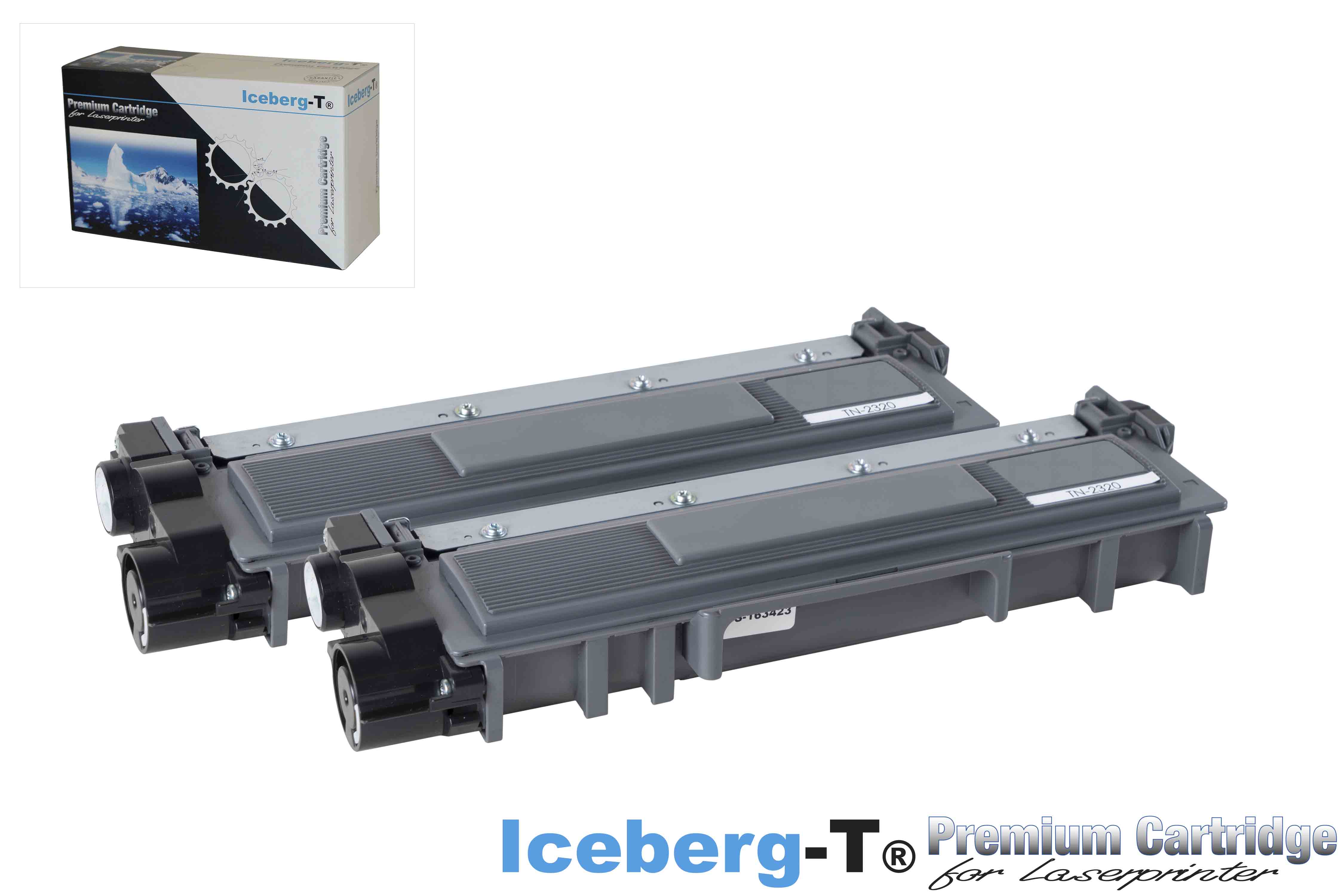 Iceberg-T Toner TN-2320 DuoPack 2 Stück à 2'600 Seiten, schwarz